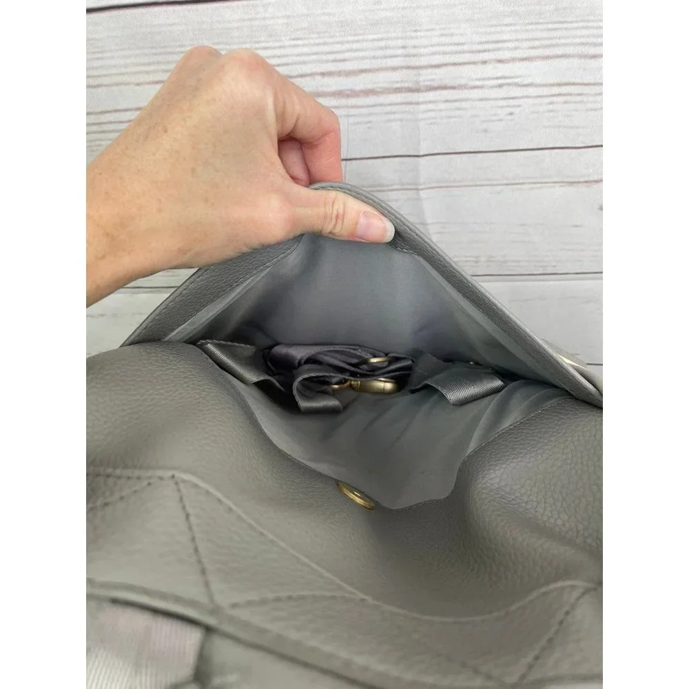 Freshly Picked Classic Gray Diaperbag